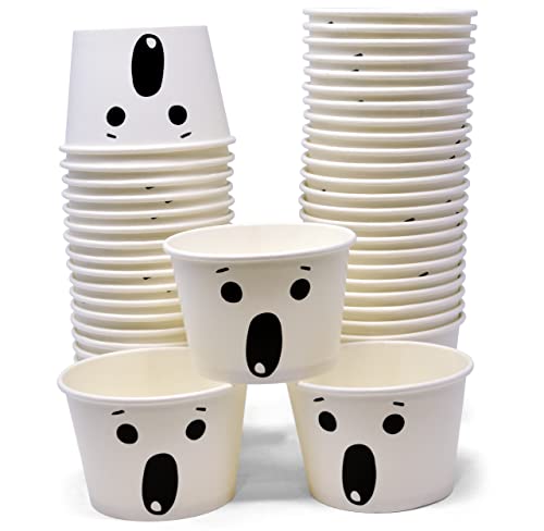 Gift Boutique 48 Pcs Halloween Ghost Treat Snack 10oz Spooky Disp...