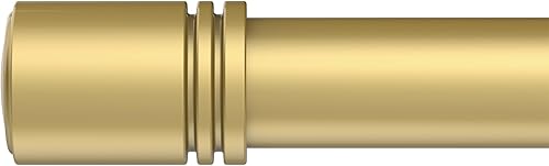 Miniatura 9 de Box Space Barras de cortina para ventanas de 48 a 84 pulgadas, 58 pulgadas de diámetro, longitud ajustable, estilo tapa de extremo, barra de cortina