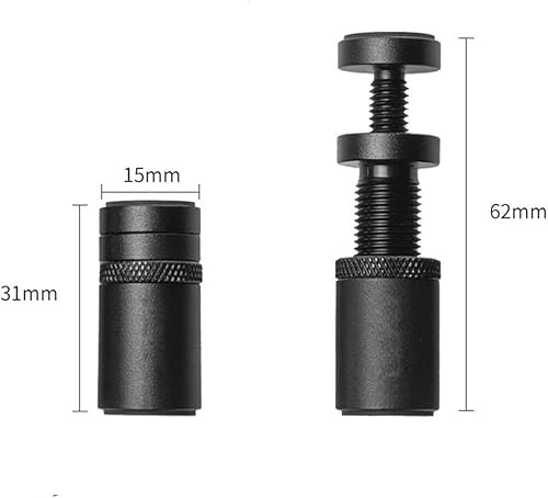 Miniatura 2 de XBERSTAR Soporte de aluminio para tarjetas gráficas, soporte de altura ajustable con imán y hoja antideslizante (negro 1.2-2.4 in)