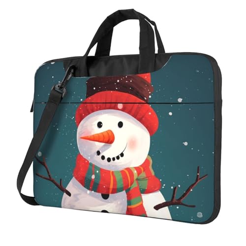 Bolso de hombro para laptop tamaño 14 pulgadas negro miniatura 1