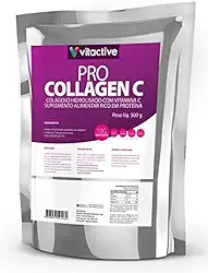 Colageno Hidrolisado Com Vitamina C Em Po 500 G Pro-Collagen C Vitactive