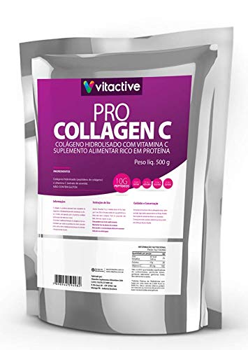 Colageno Hidrolisado Com Vitamina C Em Po 500 G Pro-Collagen C Vitactive