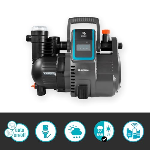 Gardena Water Pump Smart Pressure, Black/Blue, 45x30x30 cm