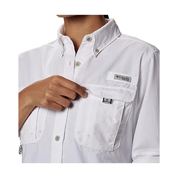 Columbia-Womens-PFG-Bahama-II-UPF-30-Long-Sleeve-Fishing-Shirt Columbia Women's PFG Bahama™ Long Sleeve Shirt,White,X-Large