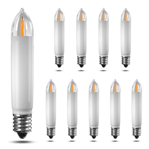 BrightArk E10 LED Ersatz-Kerzen,AC8-55V LED Schwibbogenlampe...