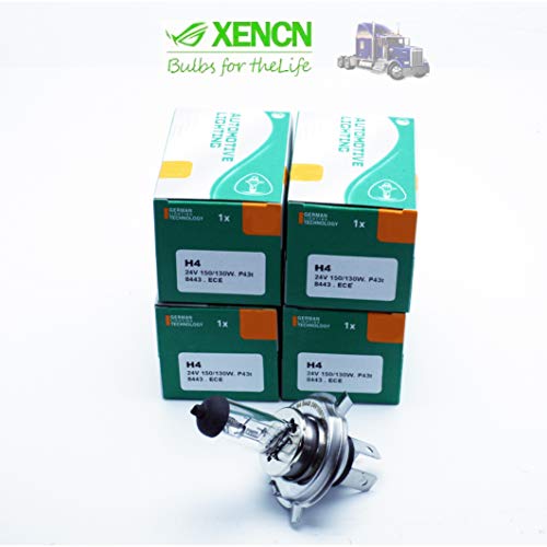 4x BOMBILLAS H4 XENCN 150/130W P43t 24V OFF-ROAD CAMION BUS TRUCK LKW