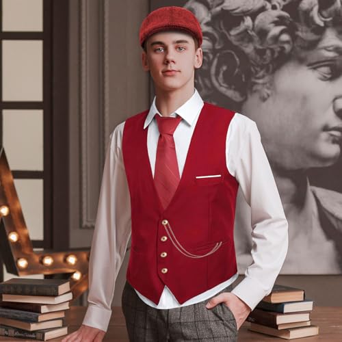 Disfraz para hombre estilo años 20 con accesorios miniatura 6