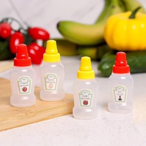 زجاجة صوص فارغة صغيرة الحجم للطلاب ويمكن اصطحابها إلى العمل،...