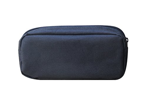 Image of Beauty Collector Cute Kitty Print Pencil Bag Canvas Durable Denim Blue Pen Bag Kids School Stationery Pencil Case Women Casual Cosmetic Bags