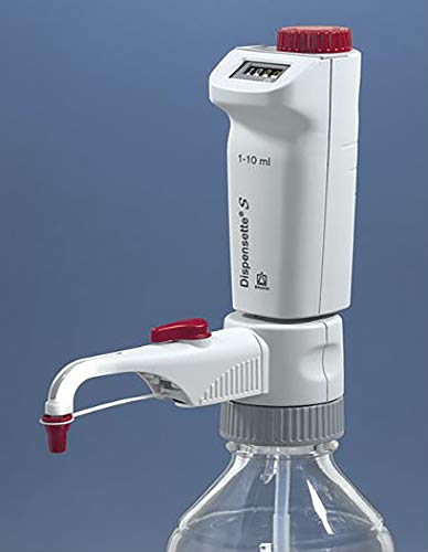 BRANDTECH SCIENTIFIC 4630340 Dispensette S Organic Digital Bottletop Dispenser with Standard Valve,1 mL - 10 mL Capacity