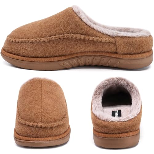 Image of KuaiLu Mens Clog Slippers with Comfy Arch Support Orthotic Plantar