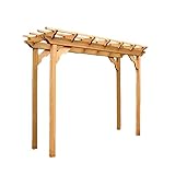 Creekvine Designs 4' x 10' Cedar New Dawn Pergola Natural
