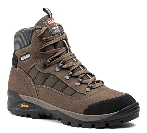 Olang® Trekkingstiefel aus Veloursleder Sienna Berg- & Wanderschuh Jagdstiefel für Damen und Herren Arbeitsschuhe wasserabweisend Trekkingschuhe Pirschstiefel Jagdschuhe Outdoorschuhe