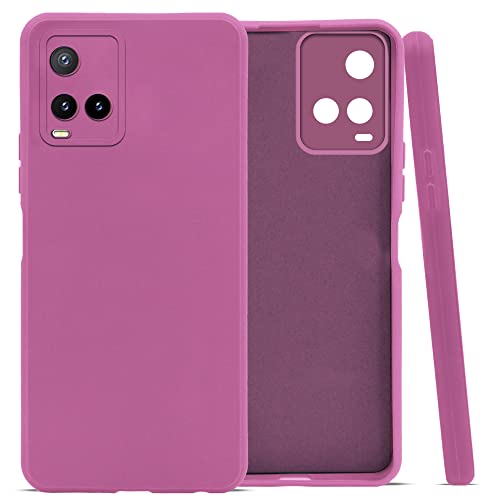 Image of Jkobi Back Cover Case for Vivo Y21 2021 | Y21G (Inside Fiber Cloth | Smooth Matte Finish | Elegant Professional Look |Purple)
