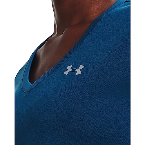 Image of Under Armour Womens Tech V-Neck Short-Sleeve T-Shirt