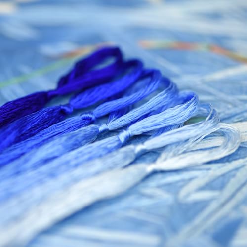 Image of Mulberry Silk Floss Embroidery Thread Floss-Cross Stitch Threads China Silk Woven Jewelry Threads DIY Sewing Kits (110)