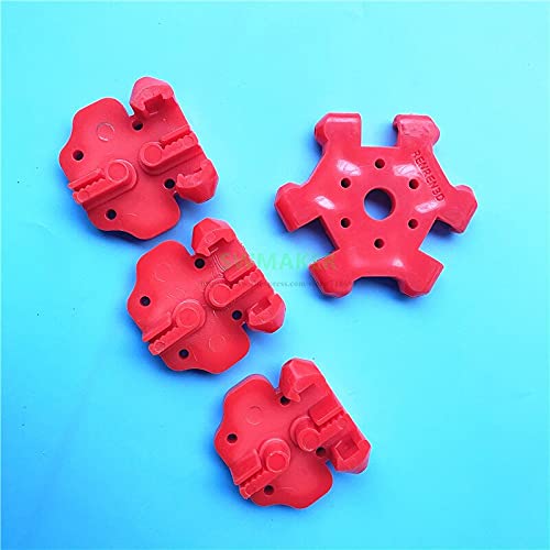 Lysee 3D Printer Parts & Accessories - Reprap Delta Kossel Mini Plastic Fisheye End Effector+ Carriage kit with Screws for DIY 3D Printer - (Color: White)