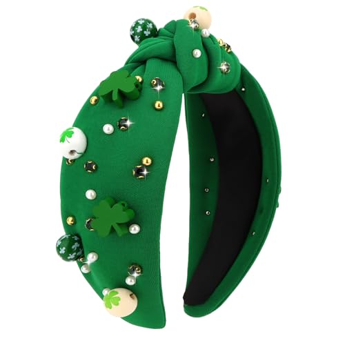 Amariver St. Patrick's Day ���іڕt���w�b�h�o���h - ���b�L�[�N���[�o�[ �t�@�u���b�N �w�A�A�N�Z�T���[ �����p �A�C�������h�̂��j���w�b�h�E�F�A ���p�g���b�N�̓��̃p�[�e�B�[�A�e�[�}�̂��j���p