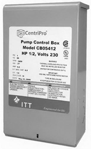 CB10412 GOULDS 1HP 1/60/230 CONTROL BOX QD GP