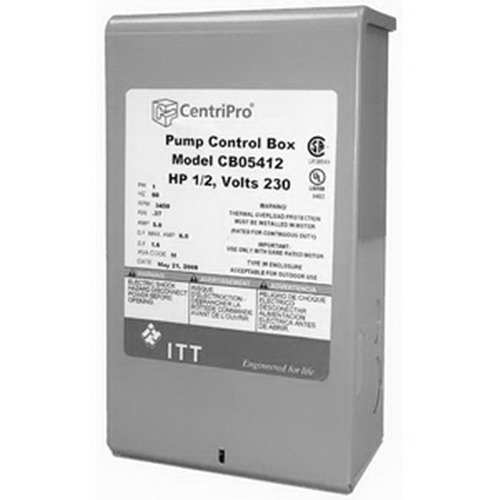 CB10412 GOULDS 1HP 1/60/230 CONTROL BOX QD GP