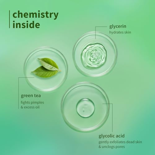 Image of Plum Green Tea Face Toner For Oily, Acne-Prone Skin | With Glycolic Acid | Alcohol-Free | Fights Pimples | Tightens Pores | Controls Oil | Gently Exfoliates Dead Skin Cells | Women & Men | 150ml