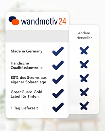 Wandmotiv24 murale in Acrilico - Foto su Vetro