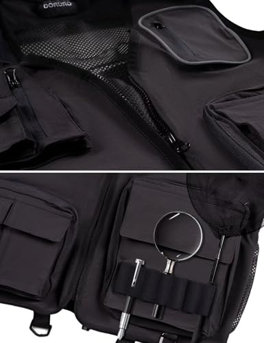 Kids Outdoor Vest Sleeveless Jackets Mesh Fishing Hiking Vest Multi-pocket Outwear Boys4