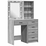 Utilisation Parfaite Idéale pour une utilisation à l'intérieur, surtout dans la chambre, cette coiffeuse est parfaite pour tous tes besoins beauté, t'aidant à te préparer chaque jour. Sa construction solide promet fiabilité, parfaite pour les pros occupés qui veulent un espace bien organisé pour se préparer avec style.