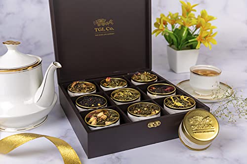 Image of TGL Co. Contemporary Classic - Assorted Tea Gift Box (15 Gm) Pack of 9