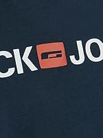 JACK & JONES Herren Jjecorp Logo Tee Crew Neck Noos T Shirt, Navy Blazer, M EU – Ansicht 9