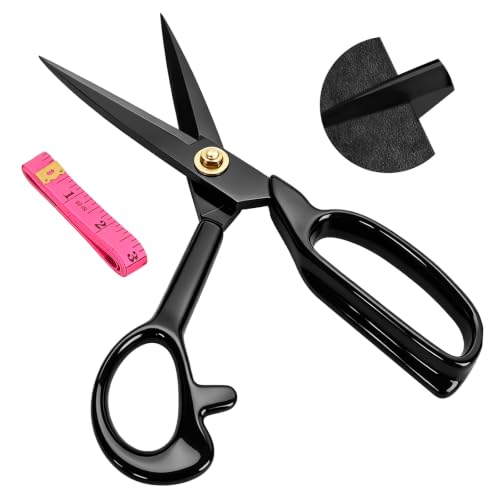 Image of 8 inch Heavy Duty Fabric Scissors - Tailor Scissors Ultra Sharp Blades and Comfort Grip Handles - For Office, Home, Sewing, Artists and Crafts
