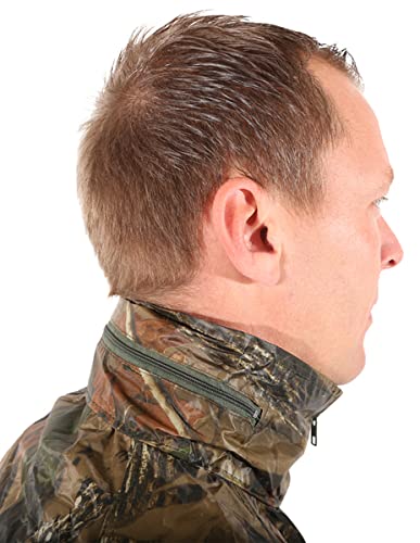 Combinaison De Pluie Camouflage CatchGear - Veste + Pantalon, Taille XL, 100% étanche, Compacte, Pour Pêche, Randonnée, Travail - 8