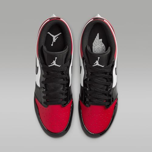 Jordan 1 Low TD Men's Football Cleat (FJ6245-601, Gym Red/White/Black)4