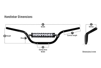 Amazon | RENTHAL 7/8BAR Compretition Bar ストリート