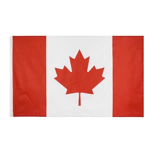 Parliky Parata Bandiera del paese Bandiere del Canada Bandiera del tifo 3x5 Bandiera del Canada Bandiera Usa Bandiera Nazionale per Camera Bandiere da Giardino Bandiere Sport Gioco Bandiera Grandi