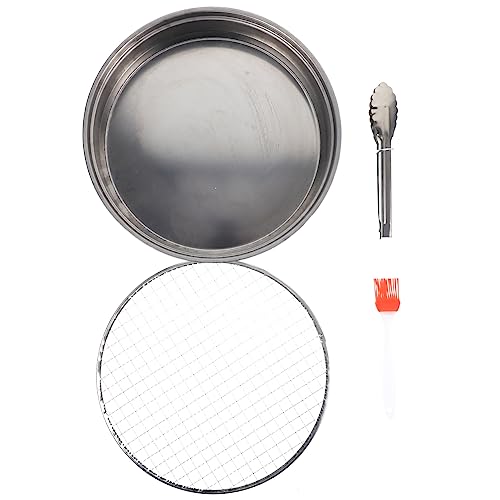 UPKOCH Barbecue Portatile in Acciaio Inox e Fornello Da Campeggio Esterno Usa e Getta Barbecue Per Esterni Design Di Versatile Buona Circolazione Aria