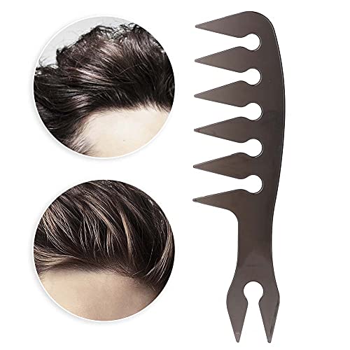 Peine de dientes anchos para cabello masculino, portátil y duradero miniatura 2