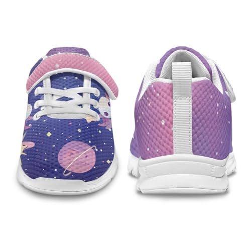 Yzaoxia Kids Running Shoes for Girls Walking Sneakers with Strap Slip On Footwear for School Gym Outdoor Size 11-Size 2.53