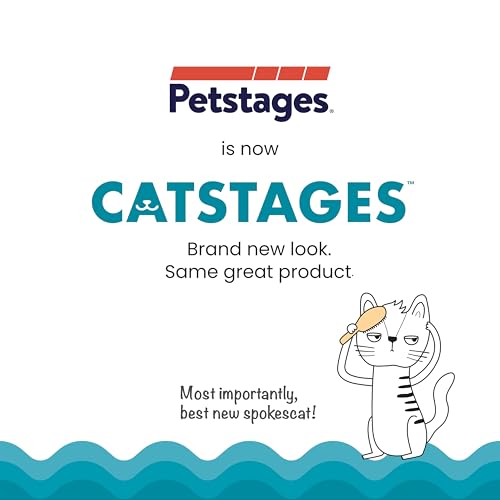 Petstages Catnip Dental Health Chews - Zahnpflege-Kauspielzeug für Katzen - Katzenminze - Mehrfarbig - 2 Stück