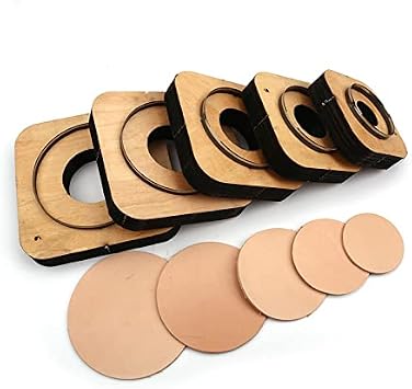 1PC Japan Steel Blade Rule Die Wood Cutting Molds Cut Steel Punch Round Circle Cutting Mold Wood Dies for Leather Cutter for Leather Crafts Color 85mm, Size 1PC
