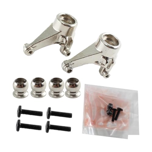 Fenteer Conjunto de mangueta de dirección para Coche RC. Alta Resistencia. Incluye Tornillos. Mejora metálica. Reemplazo para 18101 18101Pro 8016 V1.