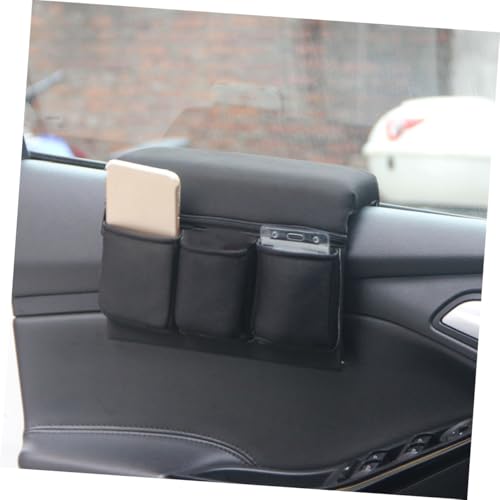 Accessoires noir rangement accoudoir de fenêtre auto polyuréthane - 5