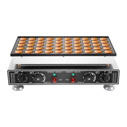 Mini Dutch Pancake Maker | Poffertjes fur 50 Stück Mini-Rundpfannkuchen | 1800W Pfannkuchen Maker | Pfannkuchenpfanne mit Schneebesen, Reinigungstücher & Bürsten | Temperaturbereich: 50-300℃ Mini Dutch Pancake Maker | Poffertjes fur 50 Stück Mini-Rundpfannkuchen | 1800W Pfannkuchen Maker | Pfannkuchenpfanne mit Schneebesen, Reinigungstücher & Bürsten | Temperaturbereich: 50-300℃