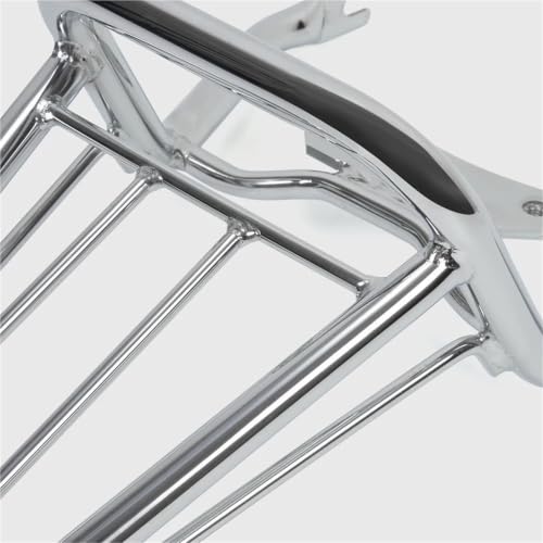 Porte-bagages arrière JB02 JB03 chrome pour moto Monkey 125 de 2018 à 2025