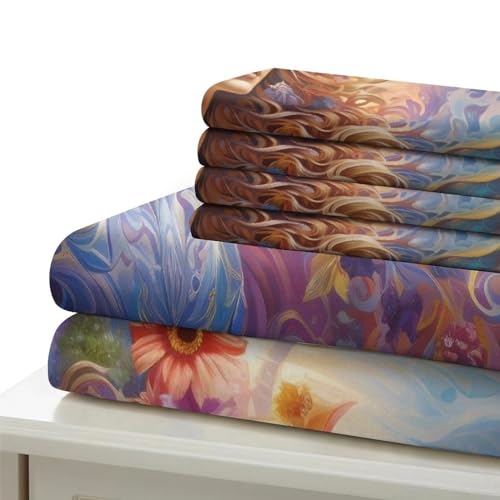 Housse de couette papillon 3D microfibre lit simple avec fermeture éclair fluide - 7