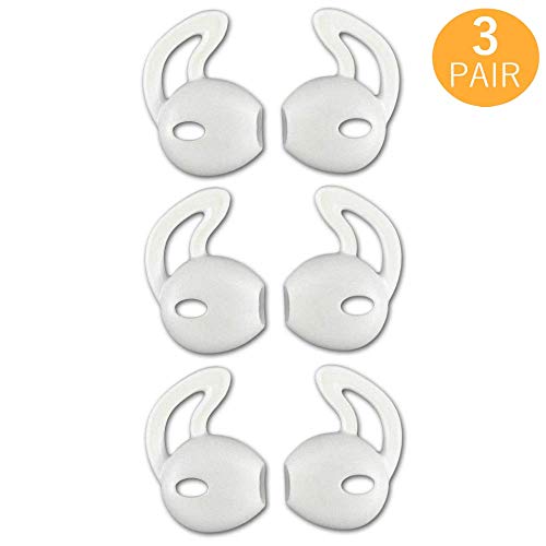 Ear Hook Covers for Earbud Headphones, Noise Isolation Anti-Slip Silicone Earbuds/Ear Plug Tips