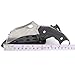 MASALONG Pterosaurs Outdoor Camping Tactical Portable Defender Fixed Claw Knife Full Tang Handle(White)