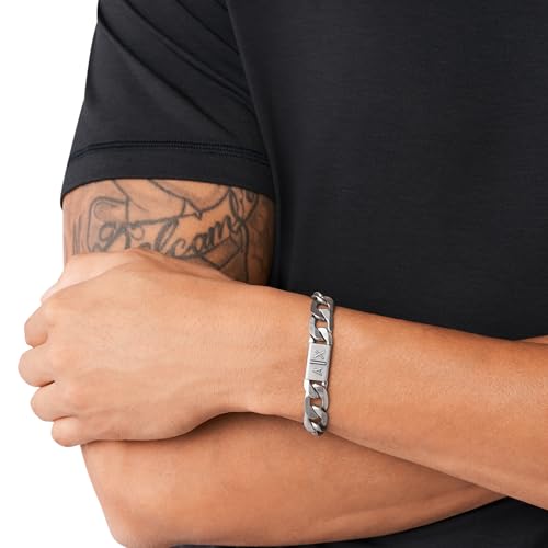 Pulsera cadena acero inoxidable para hombre miniatura 3