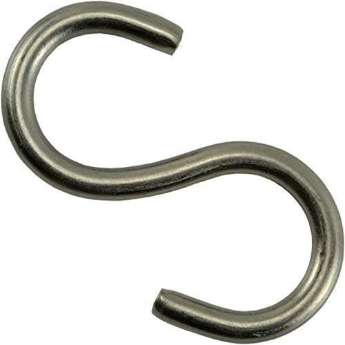 Hard-to-Find Fastener 014973207113 Medium Wire"S" Hooks, 1-7/8, Piece-15