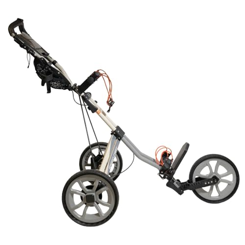 Sun Mountain Speed Cart X 3-Wheel Golf Push Cart Steel-Fog